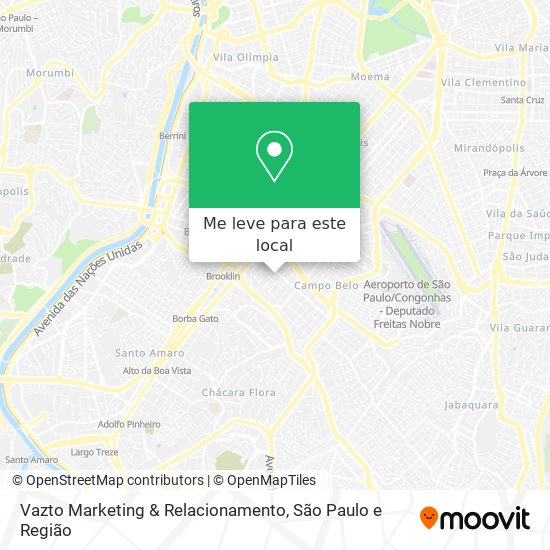 Vazto Marketing & Relacionamento mapa