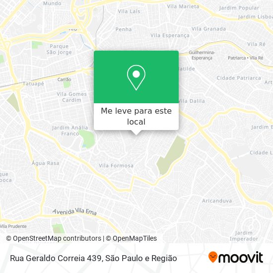 Rua Geraldo Correia 439 mapa