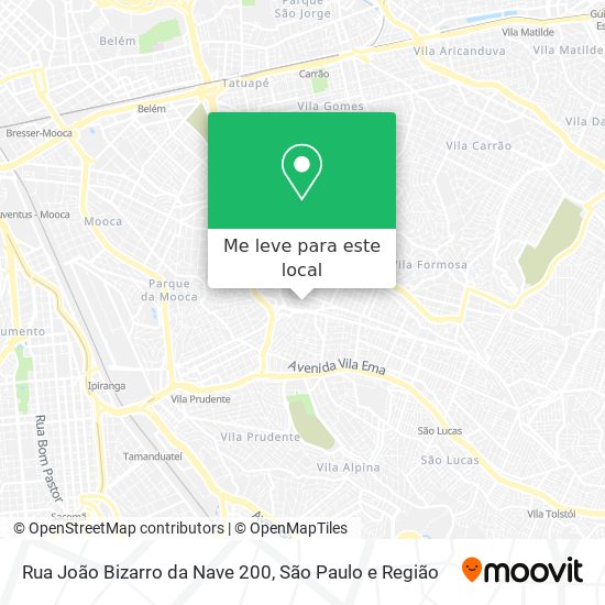 Rua João Bizarro da Nave 200 mapa