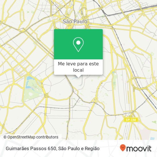 Guimarães Passos 650 mapa