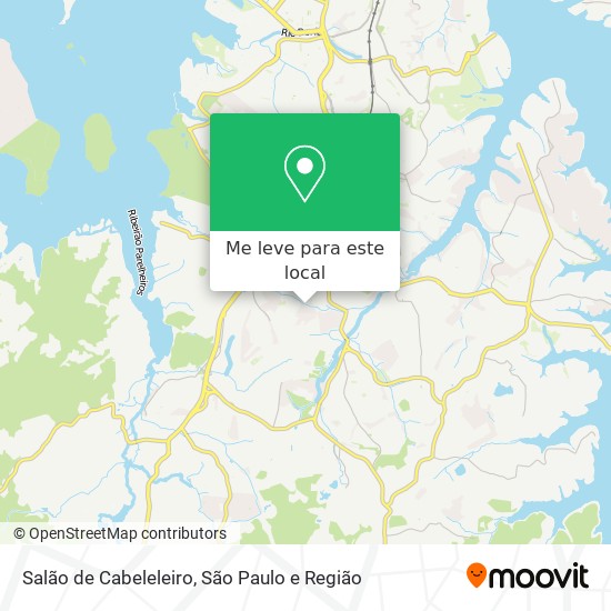 Salão de Cabeleleiro mapa