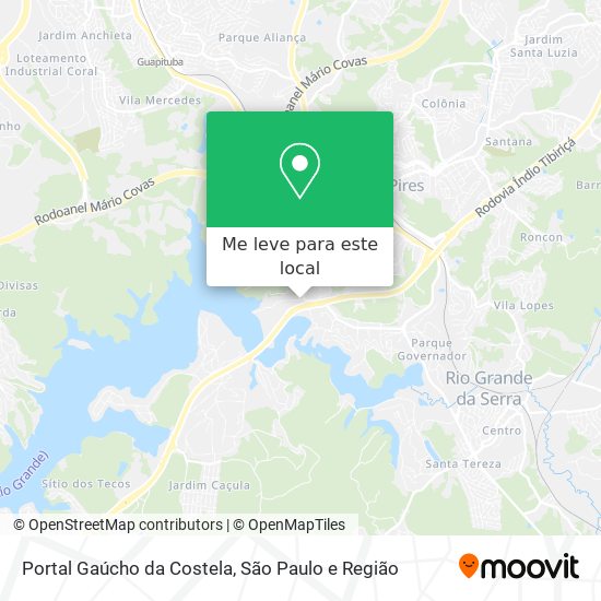 Portal Gaúcho da Costela mapa