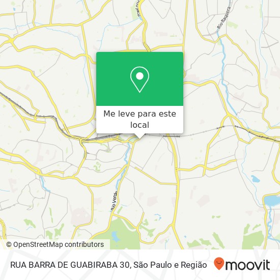RUA BARRA DE GUABIRABA 30 mapa