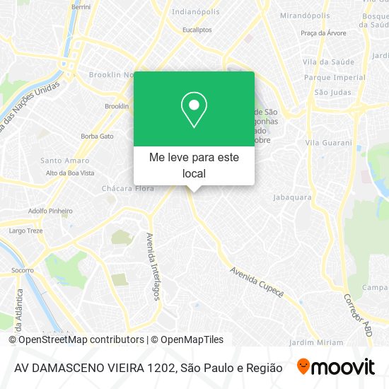 AV DAMASCENO VIEIRA 1202 mapa