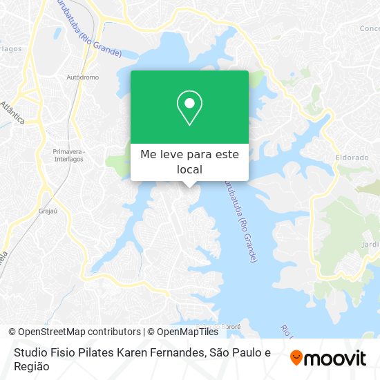 Studio Fisio Pilates Karen Fernandes mapa