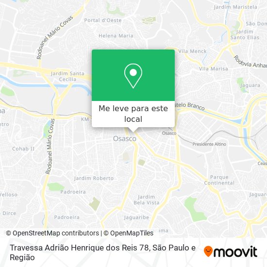 Travessa Adrião Henrique dos Reis 78 mapa
