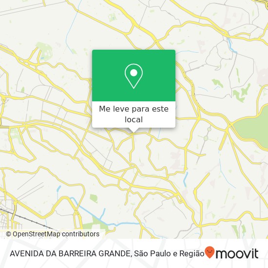 AVENIDA DA BARREIRA GRANDE mapa
