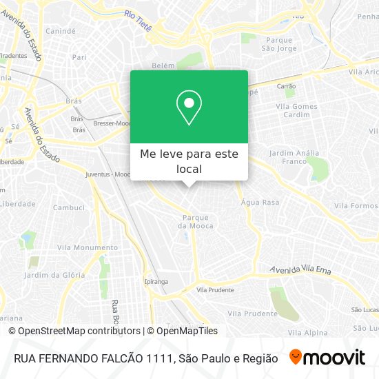 RUA FERNANDO FALCÃO 1111 mapa