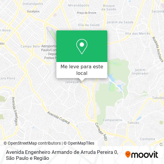 Avenida Engenheiro Armando de Arruda Pereira 0 mapa