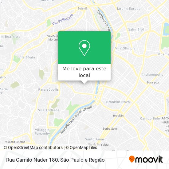 Rua Camilo Nader 180 mapa
