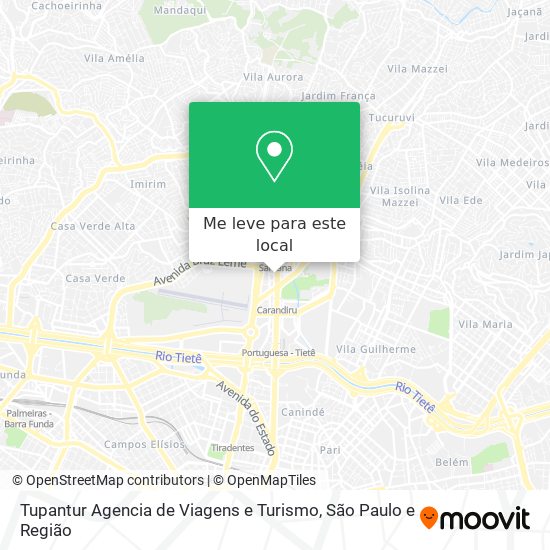 Tupantur Agencia de Viagens e Turismo mapa