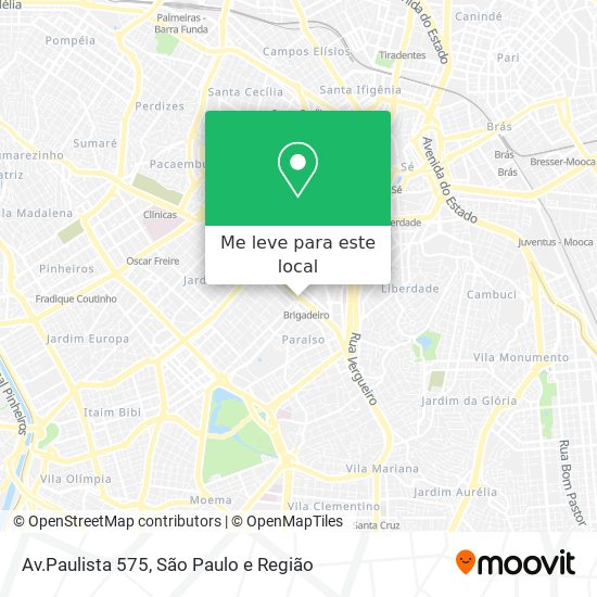 Av.Paulista 575 mapa