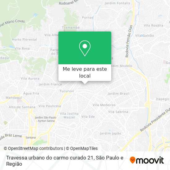 Travessa urbano do carmo curado 21 mapa