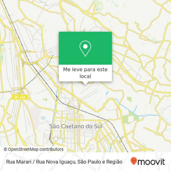 Rua Marari / Rua Nova Iguaçu mapa