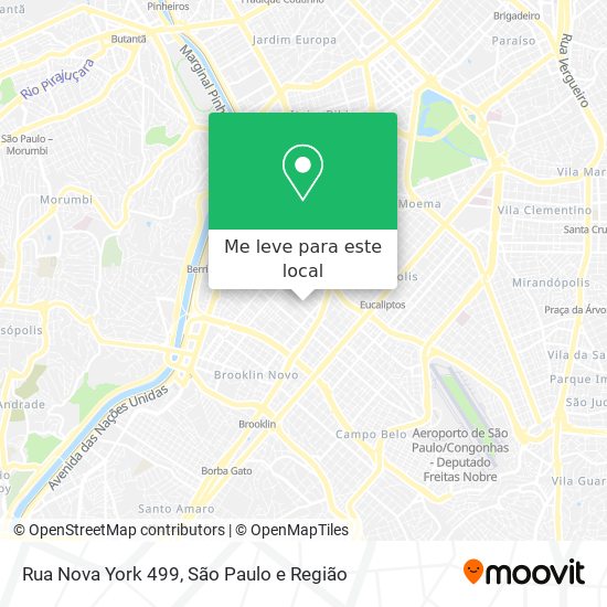 Rua Nova York 499 mapa