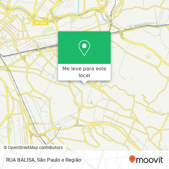 RUA BALISA mapa