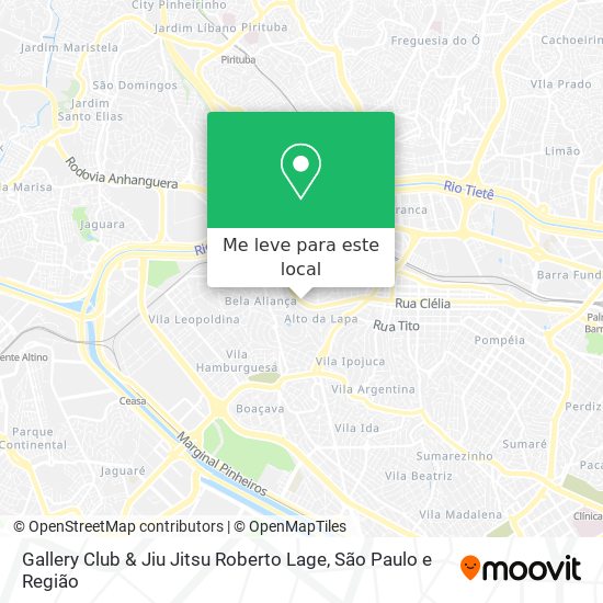 Gallery Club & Jiu Jitsu Roberto Lage mapa