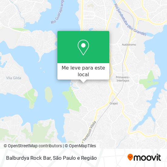 Balburdya Rock Bar mapa