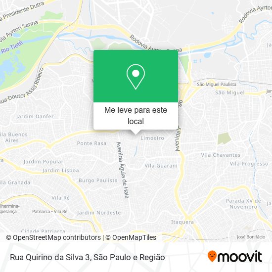 Rua Quirino da Silva 3 mapa