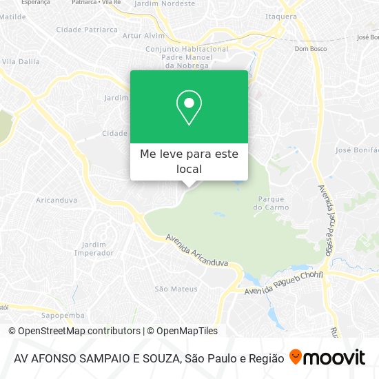 AV AFONSO SAMPAIO E SOUZA mapa