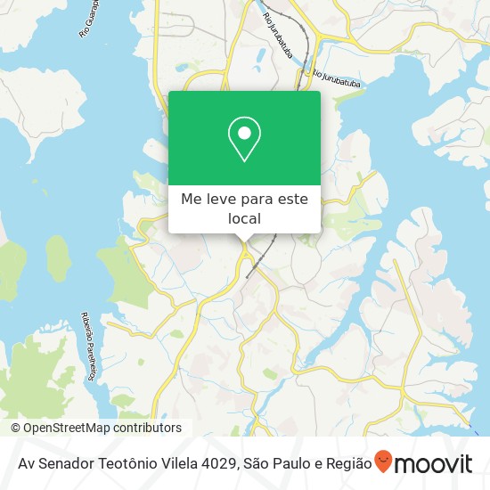 Av  Senador Teotônio Vilela  4029 mapa