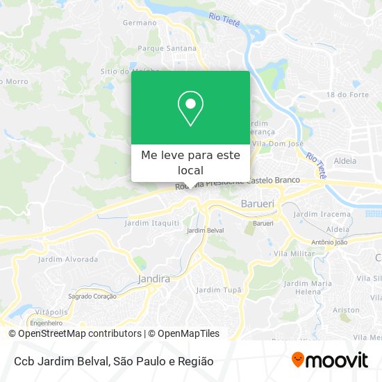 Ccb Jardim Belval mapa