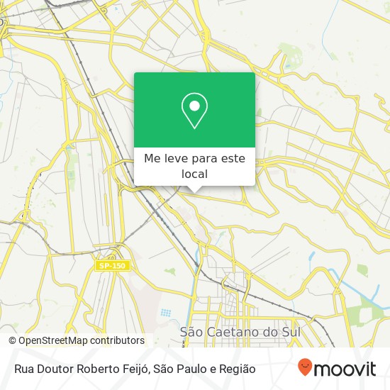 Rua Doutor Roberto Feijó mapa