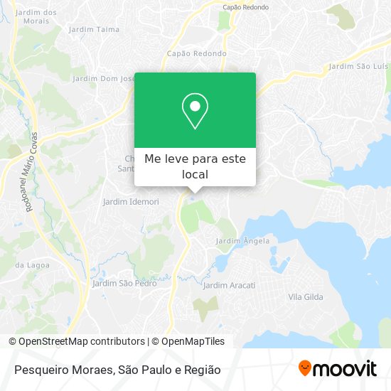 Pesqueiro Moraes mapa