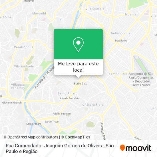 Rua Comendador Joaquim Gomes de Oliveira mapa