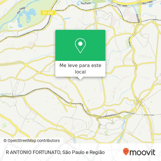 R  ANTONIO FORTUNATO mapa