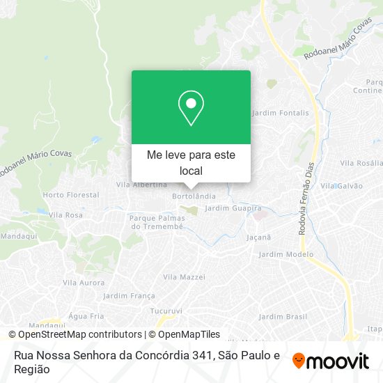 Rua Nossa Senhora da Concórdia 341 mapa