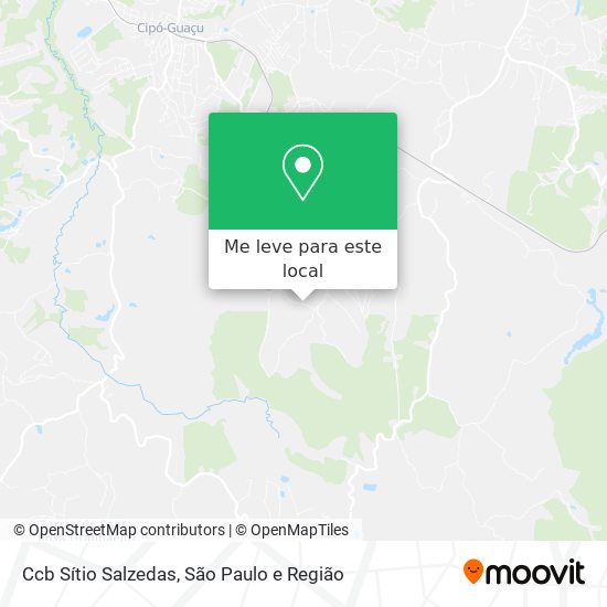 Ccb Sítio Salzedas mapa