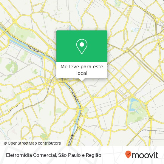 Eletromídia Comercial mapa