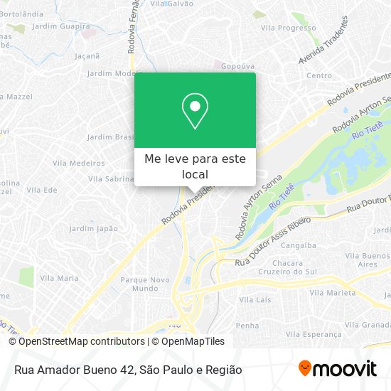 Rua Amador Bueno 42 mapa