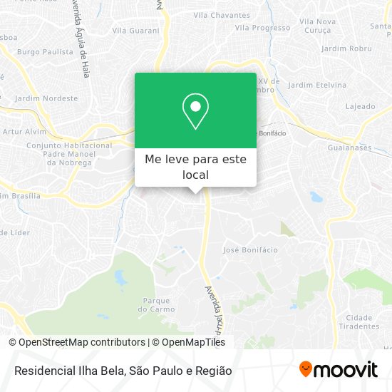 Residencial Ilha Bela mapa
