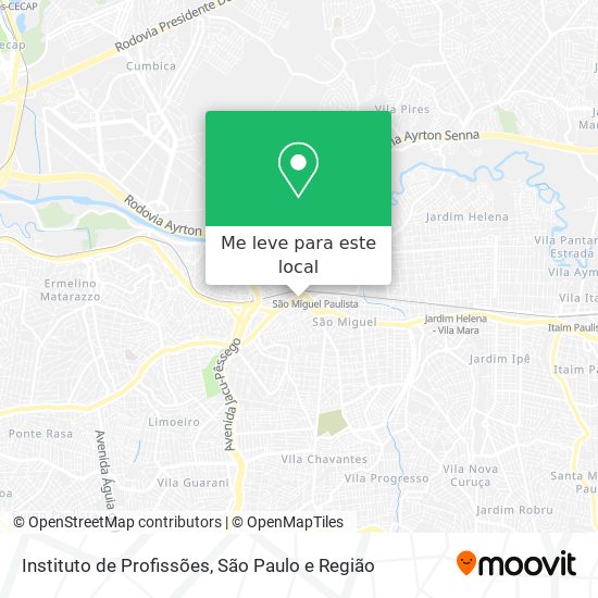 Instituto de Profissões mapa
