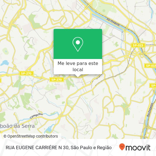 RUA EUGENE CARRIÉRE  N 30 mapa