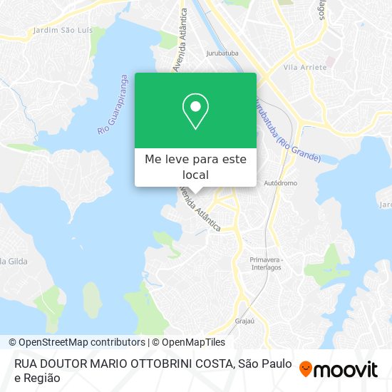 RUA DOUTOR MARIO OTTOBRINI COSTA mapa