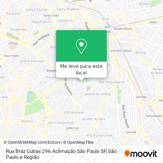 Rua Bráz Cubas  296   Aclimação   São Paulo   SP mapa