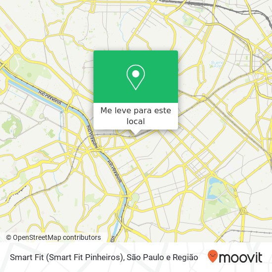 Smart Fit (Smart Fit Pinheiros) mapa