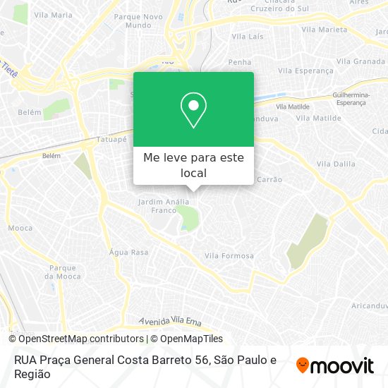 RUA Praça General Costa Barreto 56 mapa
