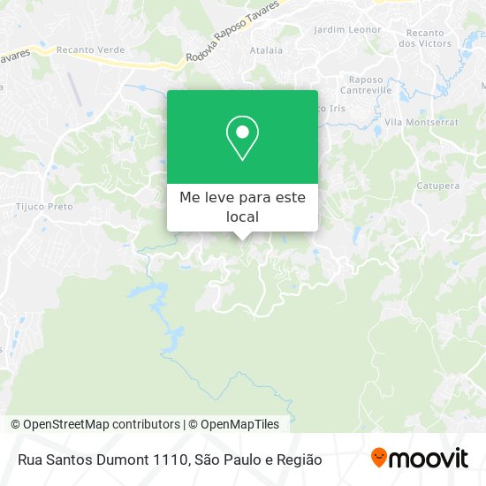 Rua Santos Dumont  1110 mapa