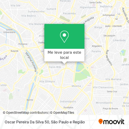 Oscar Pereira Da Silva 50 mapa