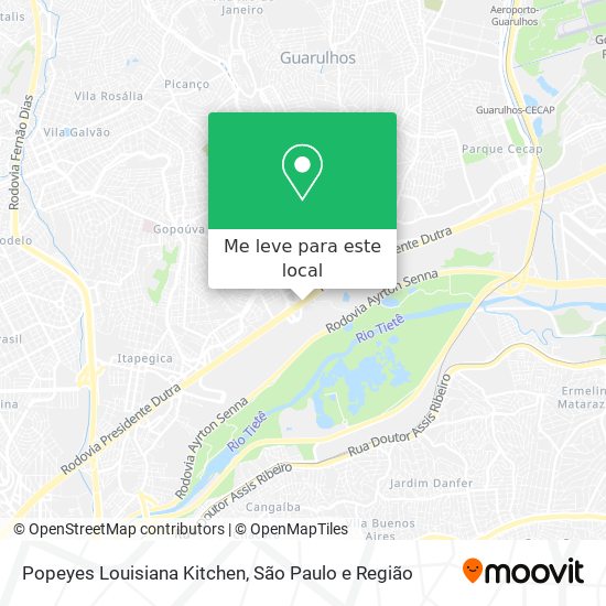 Popeyes Louisiana Kitchen mapa