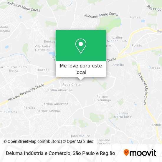 Deluma Indústria e Comércio mapa