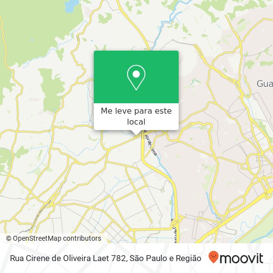 Rua Cirene de Oliveira Laet 782 mapa