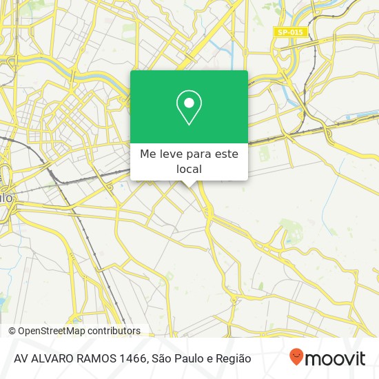 AV ALVARO RAMOS 1466 mapa