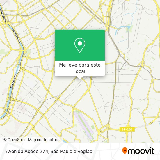 Avenida Açocê 274 mapa