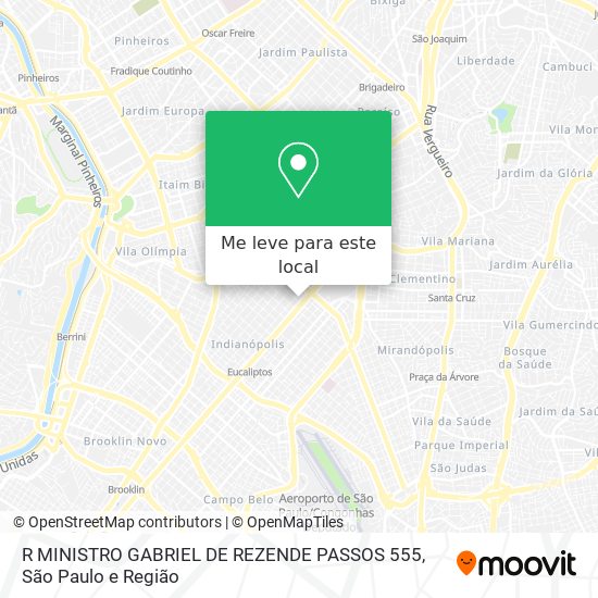 R MINISTRO GABRIEL DE REZENDE PASSOS 555 mapa