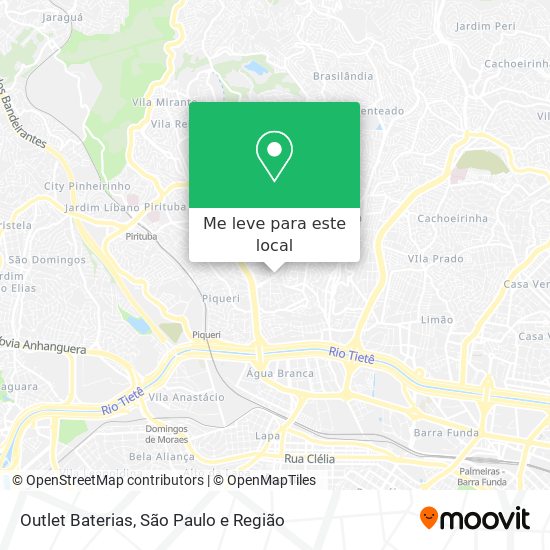 Outlet Baterias mapa